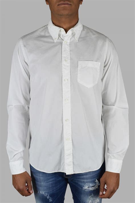 mens white prada shirt